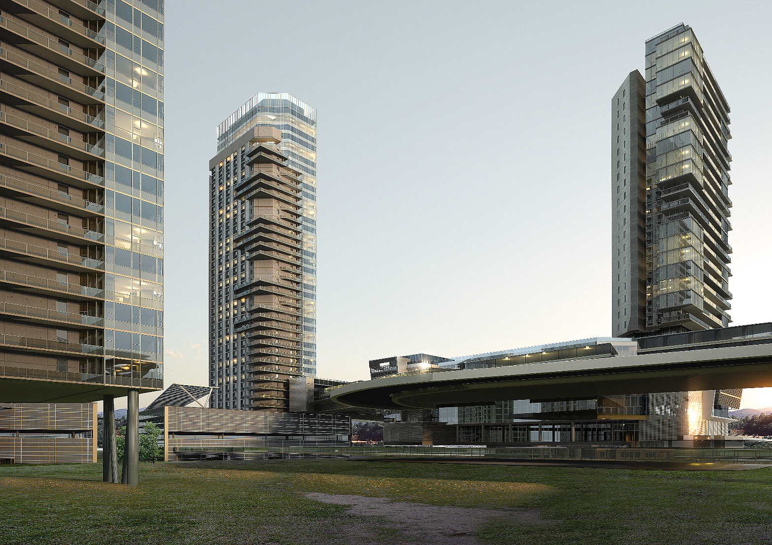 건축 프로젝트 조감도